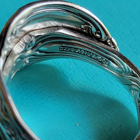1890 Tiffany &Company Broom Corn Spoon Ring in Sterling Silver #69 - Picture 11 of 17
